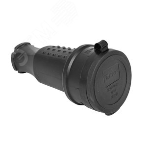 Розетка переносная с защитной крышкой каучуковая 380В 3P+PE 32A IP44 EKF PROxima (RPS-022-32-380-44) - EKF