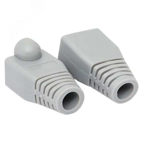 Колпачок изолирующий TERACOM для коннекторов RJ-45 PVC серый (упак.10шт) | TRC-BT-RJ45-PVC-10 | EKF - фото 2