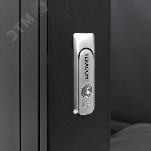 Шкаф настенный 19' TERACOM PRO 12U 600х450 мм дверь стеклянная с замком-ручкой чёрный - фото 22