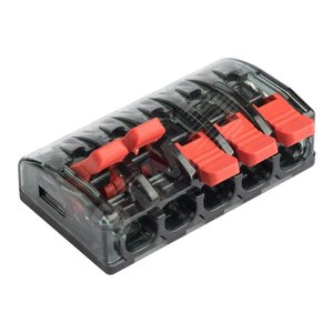 Клемма СМК 221-415 5 отверстий 0.2-4.0 мм2 (4шт.) EKF PROxima | plc-smk-221-415r | EKF - EKF