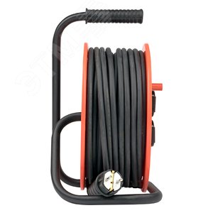 Удлинитель на катушке 'Атлант 2.0' 4 гнезда 40м с заземлением ПВС 3x1.5 16А/3.5кВт IP44 PROxima 2