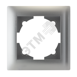 Милан Рамка 1 пост серебряная (EMM-R-1-SR) - EKF
