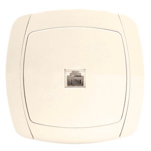 Париж Розетка Phone бежевая - EKF
