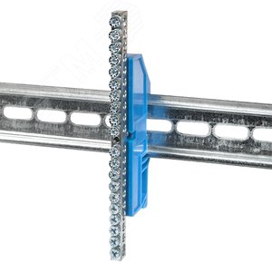 Шина нулевая N 63.20 (DIN изолятор) никель 3