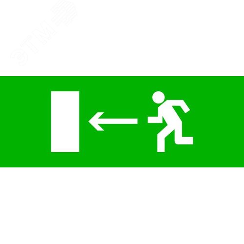 Пиктограмма 'Направление налево' 320х120мм дл EXIT, SAFEWAY-40 - EKF