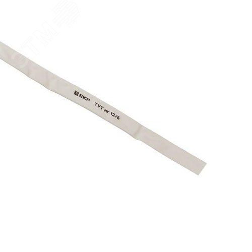 Трубка термоусаживаемая ТУТ нг 12/6 белая рулон PROxima 5