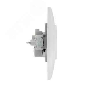 Валенсия розетка 1-местная б/з 10А белая с защ. штор. 3