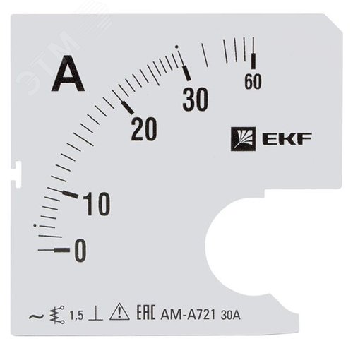 Шкала сменная для A721 30/5А-1,5 PROxima - EKF