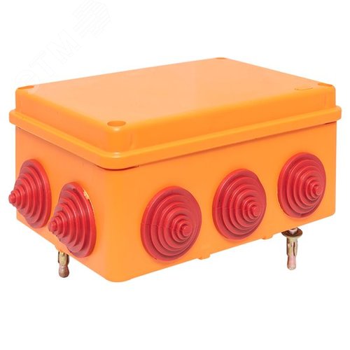Коробка огнестойкая 190х140х70мм IP55, 10 дв клемм 0,5-4 мм2 | plc-kmrf-190-20-04 | EKF - фото 2