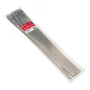 Хомут AISI 304 из нержавеющей стали, 12x840 (100 шт.) FlexLock PROxima (plc-fl-tss-304-12x840) 2