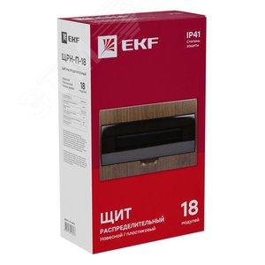 Щит распределительный навесной ЩРН-П-18 темное дерево IP41 PROxima 3