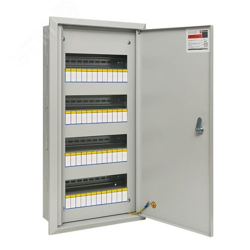 Щит распределительный встраиваемый ЩРв-48з IP31 6 0х340х120 с замком - EKF