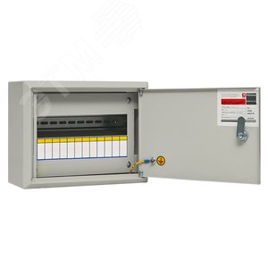 Щит распределительный навесной ЩРн-12 с замком с шинами IP31 220х300х120