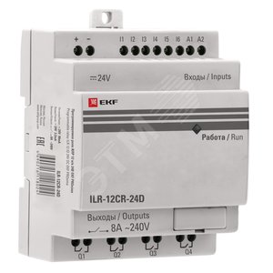 Программируемое реле 12 в/в 24В PRO-Relay EKF PROxima (ILR-12CR-24D) - EKF