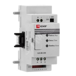 Модуль интерфейсный MODBUS TCP 24В PRO-Relay EKF PROxima (ILR-IE-24D) - EKF