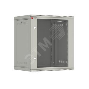 Шкаф телекоммуникационный настенный разборный 12U (600х450) дверь стекло, Astra E серия EKF PROxima (ITB12G450DE) - EKF