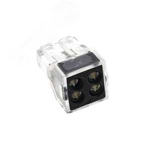 Клемма строительно-монтажная СМК модель 104 4 отверстия 1.0-2.5мм2(4шт) PROxima