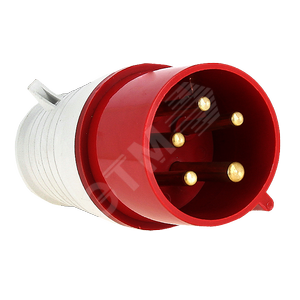 Вилка переносная 025 3Р+РЕ+N 32А 380В IP44 EKF