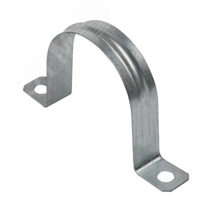Скоба металлическая двухлапковая d 48-50мм. (10шт.) EKF PROxima - EKF