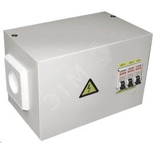 Ящик с понижающим трансформатором ЯТП 0.25кВА 380/36В (3 автомата) - EKF