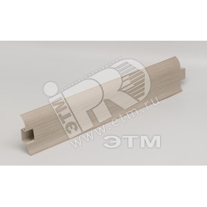 Плинтус пвх с мягким краем 58мм 40шт. 100 (1*2,5м) - Tplast