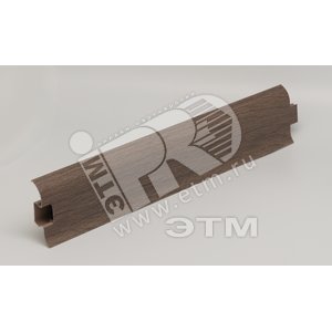 Плинтус пвх с мягким краем 58мм 101 1х2.5м (40шт) (60.03.101.0003) - Tplast
