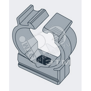 Держатель с хомутом LUXEL 16 мм (50 шт) - Tplast