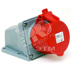 Разъем силовой наклонный 15 3P+N+E 5x32 380-415V - Tplast