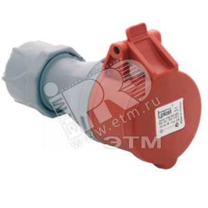 Разъем 3P+E 4x16 380-415V - Tplast