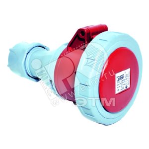 Разъем с замком 3P+E 4x16 380-415V - Tplast