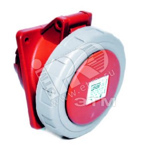 Розетка 10 3P+E 4x16 380-415V наклонная скрытая (31.23.309.1600) - Tplast