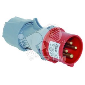 Вилка силовая 3P+E 4x32 380-415V - Tplast
