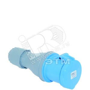 Розетка кабельная 2P+E 63A IP44 - Tplast