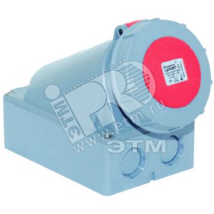 Розетка настенная 2P+E 63A IP67 - Tplast