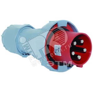 Вилка кабельная 3P+N+E 125A IP67 - Tplast
