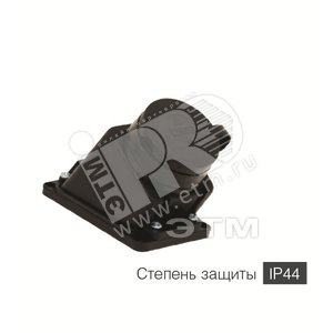 Розетка наружная 2P+E наклонная 60 градусов 1х16А IP44 каучук - Tplast