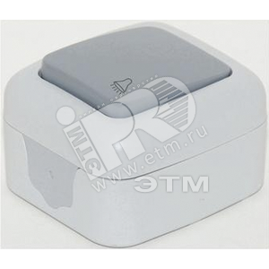 Кнопка звонка IP54 (32.01.012.0601) - Tplast