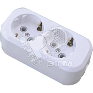 Колодка 2 гнезда (32.75.221.0400) - Tplast