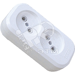 Колодка 3 гнезда без заземления (32.75.320.0400) - Tplast