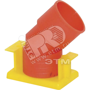Переходник встроенный в бетон угловой с фиксатором - Tplast