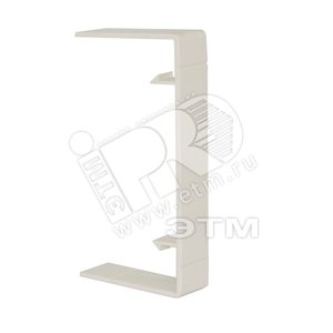 Накладка 40x16 на стык белая - Tplast