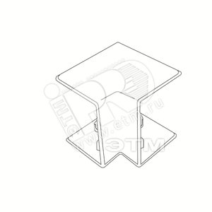 Угол внутренний 40х16 белый (50.15.001.005) - Tplast