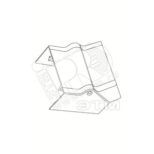 Угол внутренний 100х50 - Tplast