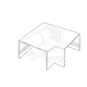 Угол Г-образный 40х16 белый - Tplast