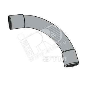 Уголок соединительный плавный на 90 градусов IP40 20 мм (50 шт) (55.07.002.0002) - Tplast