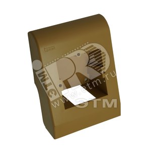 Бокс монтажный для плинтуса темно-красный (60.16.218.0001) - Tplast