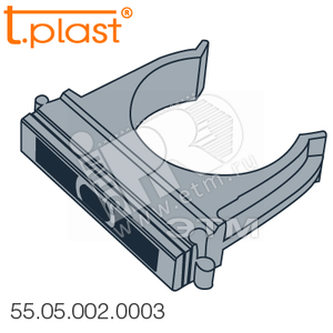 Держатель 25 мм для труб (50шт) - Tplast