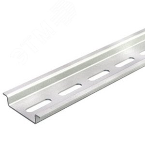 DIN- рейка перфорированная оцинкованная           2000x35x7.5мм толщина стали 1 мм