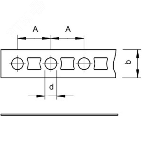 Монтажная лента перфорированная 12x0,8 мм 2