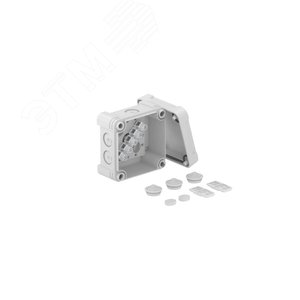 Распределительная коробка X01, IP 67, 95х95х60 мм. с клеммой (X01 T LGR) - OBO Bettermann
